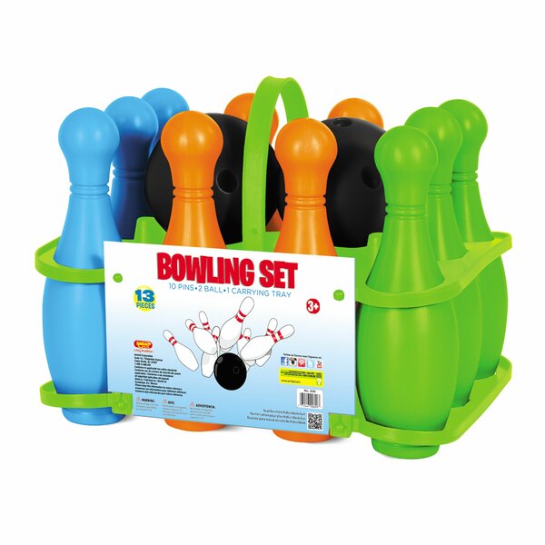 Amloid Plastic Bowling with Carrying Case